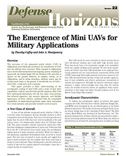 The Emergence of Mini UAVs for Military Applications