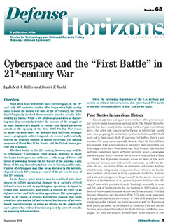 Cyberspace and the First Battle in 21st-century War