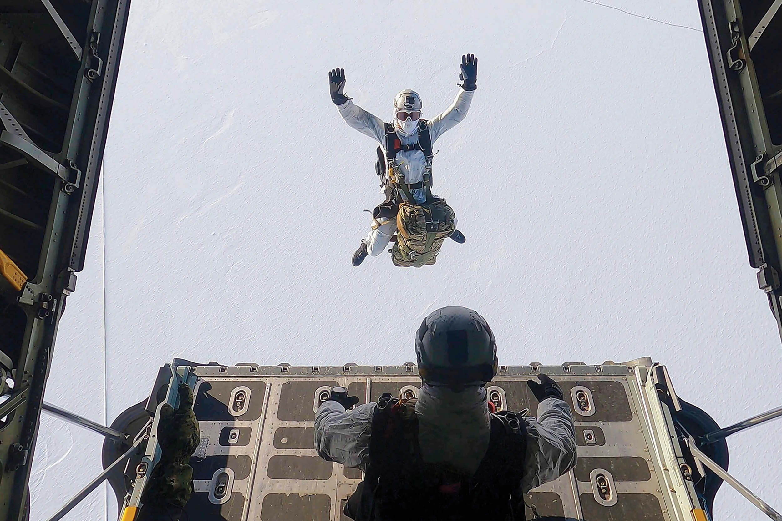 Navy SEALs conduct High Altitude Low Opening airborne operation in support of exercise Arctic Edge 2022