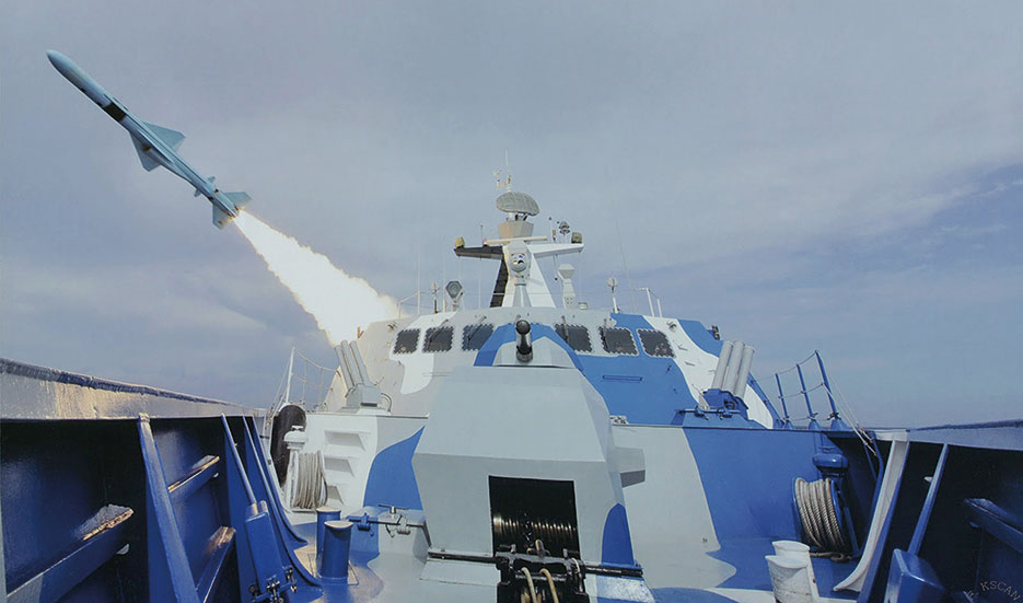 Houbei-class 002 Fast Attack Missile Craft test fires C-803 antiship missile (Global Military Review)