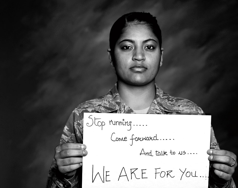 Airman serves as Victim Advocate at Community Violence Intervention Center at Grand Forks Air Force Base (U.S. Air Force/Susan L. Davis)