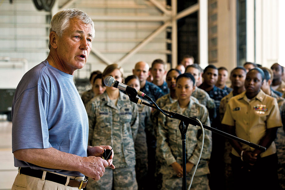 Secretary Hagel tells troops cyber may be biggest threat to U.S. security (DOD/Erin A. Kirk-Cuomo)