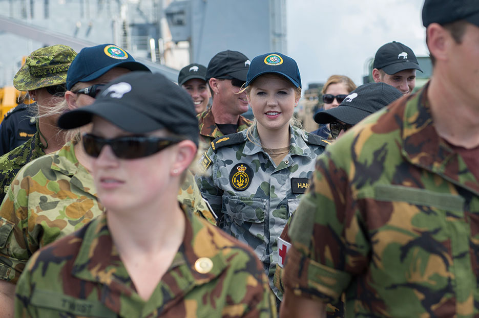 As part of Pacific Partnership 2013, U.S. Navy forces are joined by NGOs and regional partners including Australia, Canada, Colombia, France, Japan, Malaysia, Singapore, South Korea, and New Zealand to improve maritime security, conduct humanitarian assistance, and strengthen disaster-response preparedness (U.S. Navy/Samantha J. Webb)