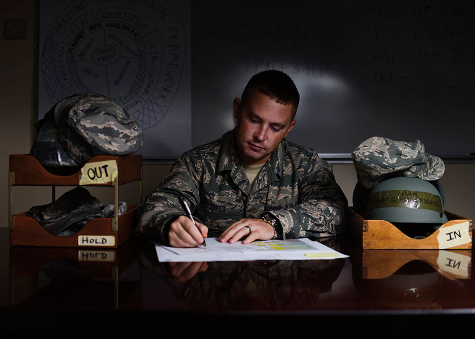 Manpower Airmen work hand in hand with units and independent innovation working group to discover new ways to enhance Aviano Air Base’s performance during time of dwindling resources, June 2015 (U.S. Air Force/Austin Harvill)