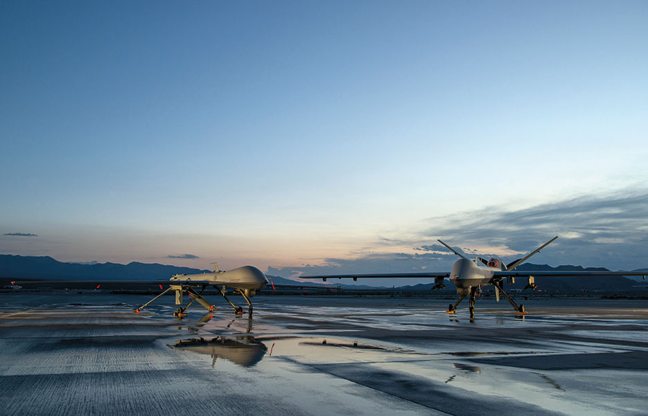 MQ-1 Predator and MQ-9 Reaper assigned to 432nd Aircraft Maintenance Squadron provided intelligence, surveillance, and reconnaissance, especially during Operations Iraqi Freedom and Enduring Freedom (U.S. Air Force/Vernon Young, Jr.)