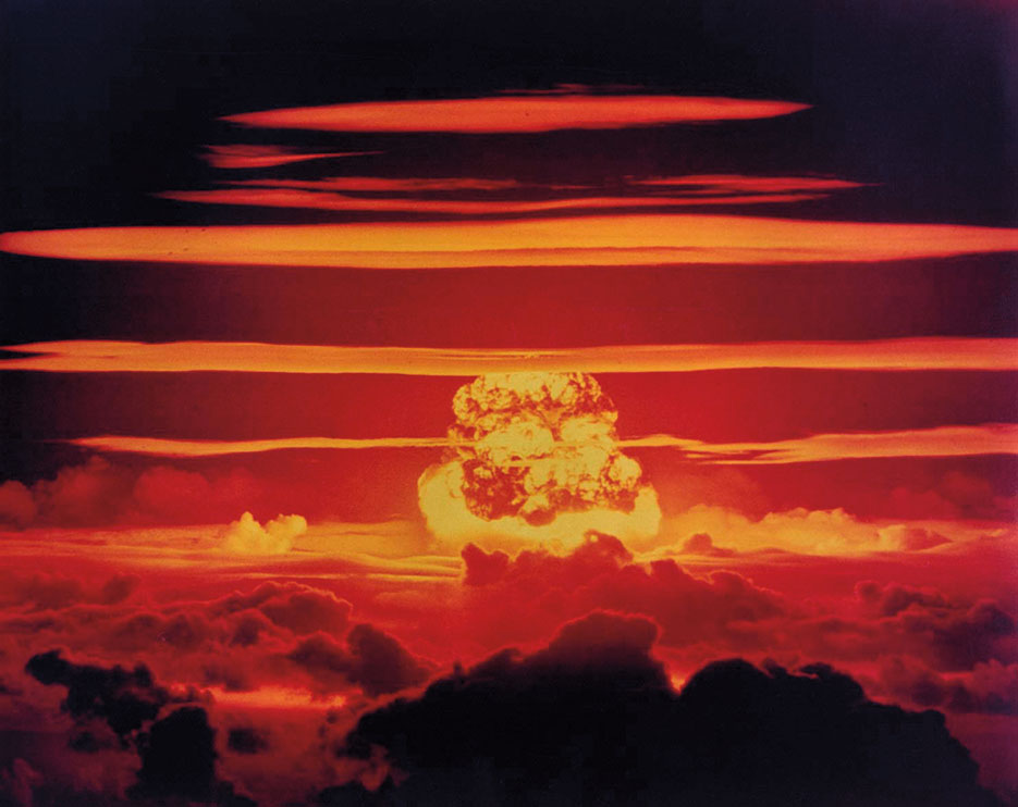Nuclear weapon test Dakota on Enewetak Atoll, 1956 (National Nuclear Security Administration)