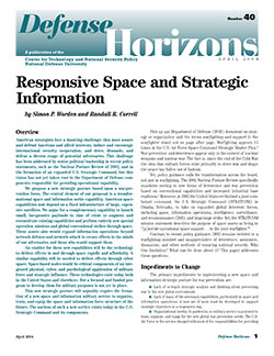 Responsive Space and Strategic Information