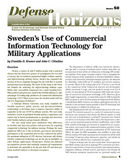 Sweden’s Use of Commercial Information Technology for Military Applications