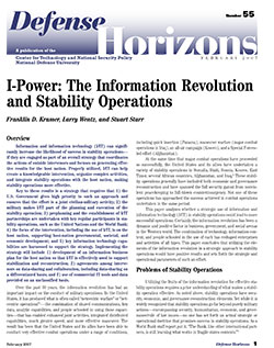 The Information Revolution and Stability Operations
