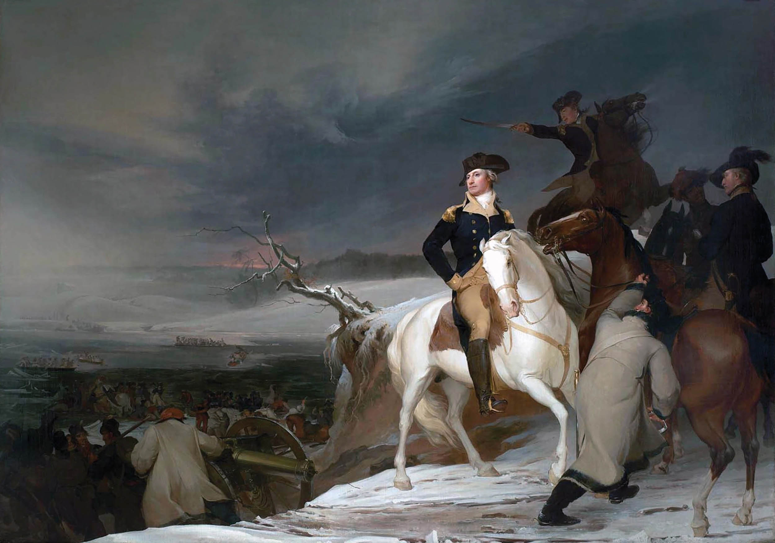 The Passage of the Delaware, by Thomas Sully, 1819, oil on canvas, Museum of Fine Arts Boston