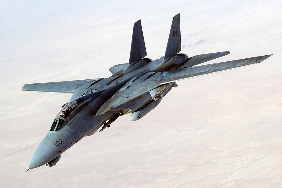 F-14D Tomcat conducts mission over Persian Gulf region (U.S. Air Force/Rob Tabor)