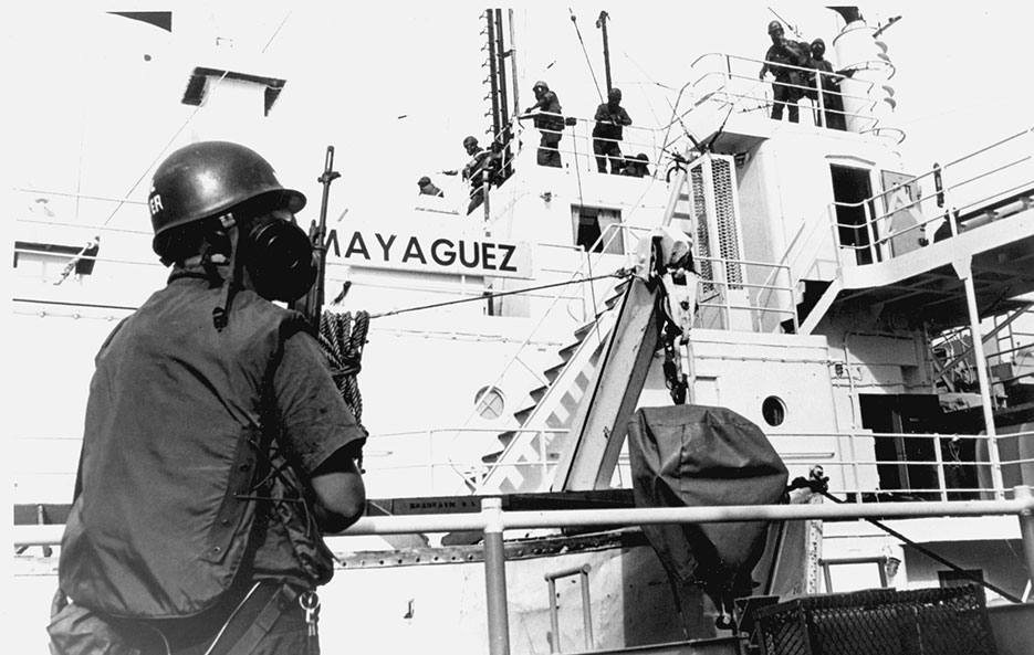 Marines storm SS Mayaguez to recover ship (DOD/Michael Chan)