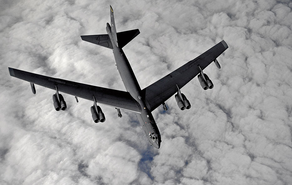 B-52 Stratofortress during annual Cope North Exercise, February 22, 2011 (U.S. Air Force/Angelita M. Lawrence)