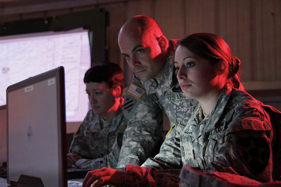 The Distributed Common Ground System–Army provides timely, relevant, and accurate targetable data to warfighters and will be fully interoperable with Army’s Unified Mission Command System, providing access to information and intelligence to support battlefield visualization and ISR management (U.S. Army)