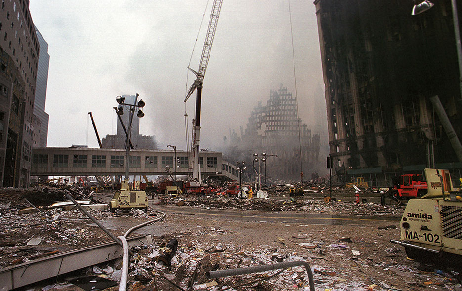 Ground Zero, New York City, September 14, 2001 (U.S. Air National Guard/Mark C. Olsen)