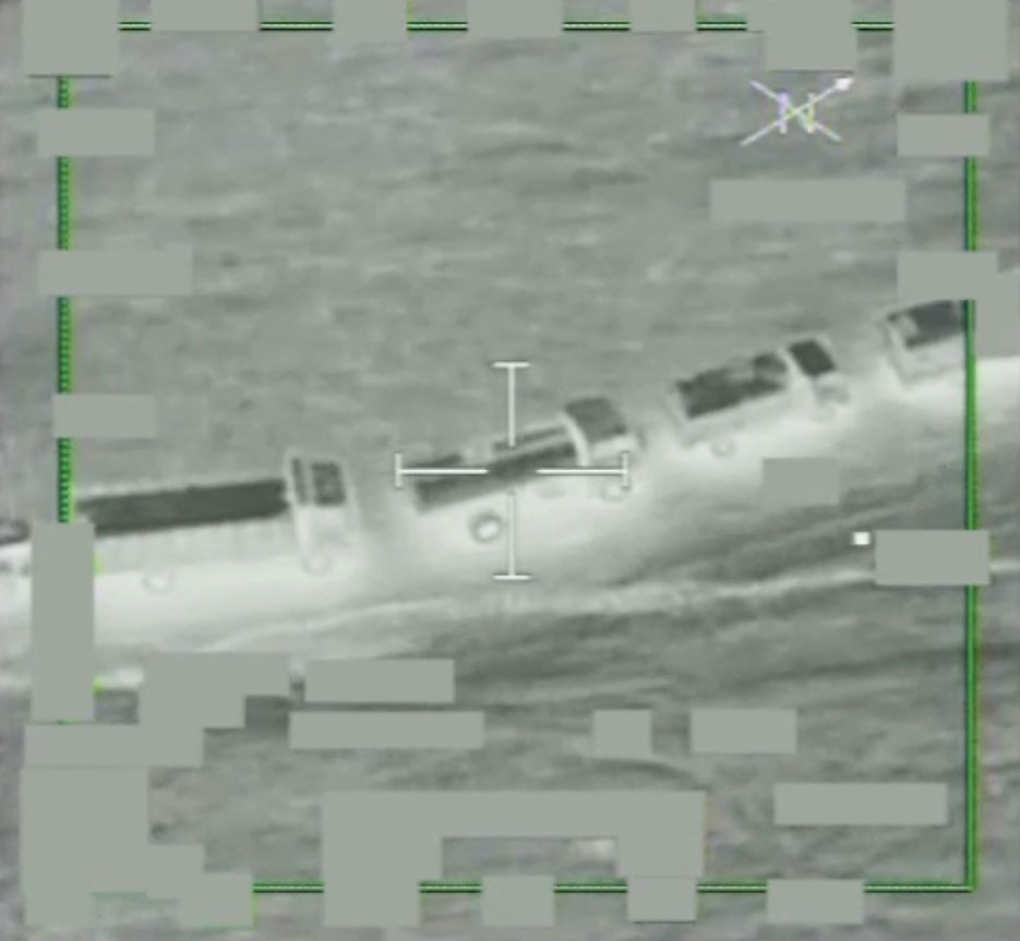 “Coalition Airstrike Destroys 283 Daesh Oil Trucks Near Al Hassakah and Dayr Az Zawr, Syria, to Degrade Daesh Oil Revenue,” November 22, 2015 (Screenshot: Combined Joint Task Force–Operation Inherent Resolve video)