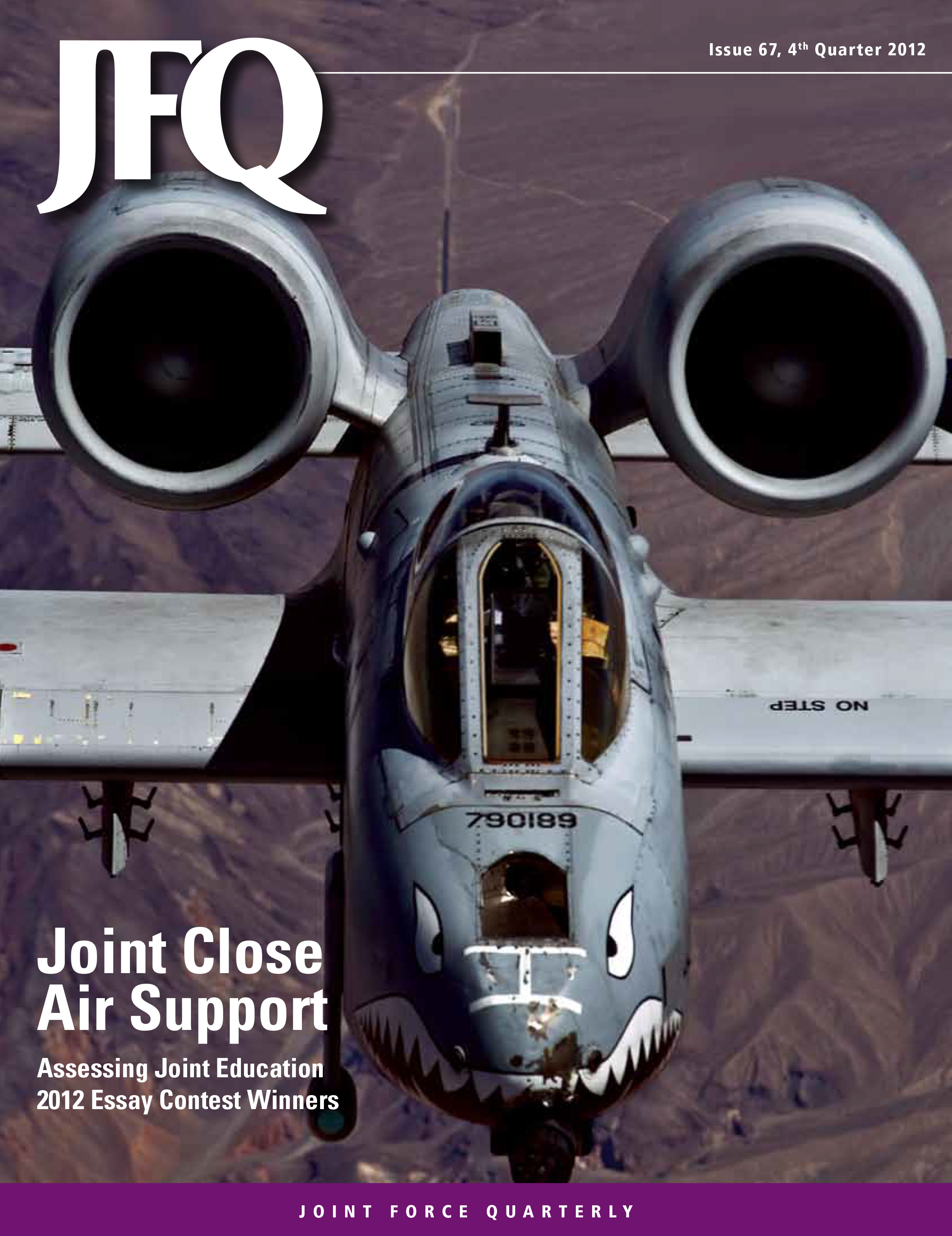 JFQ 67 Cover